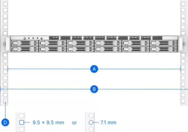 Synology Rail Kit RKS-01 - Sliding rack rails for Synology rackmount servers ( F