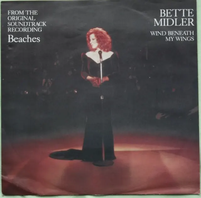 Bette Midler  ‎– The Wind Beneath My Wings  >7" Vinyl Single 1989