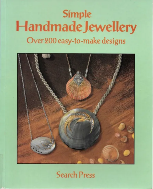 Simple handmade jewellery 200+ easy to make designs craft book PB vintage 1990's