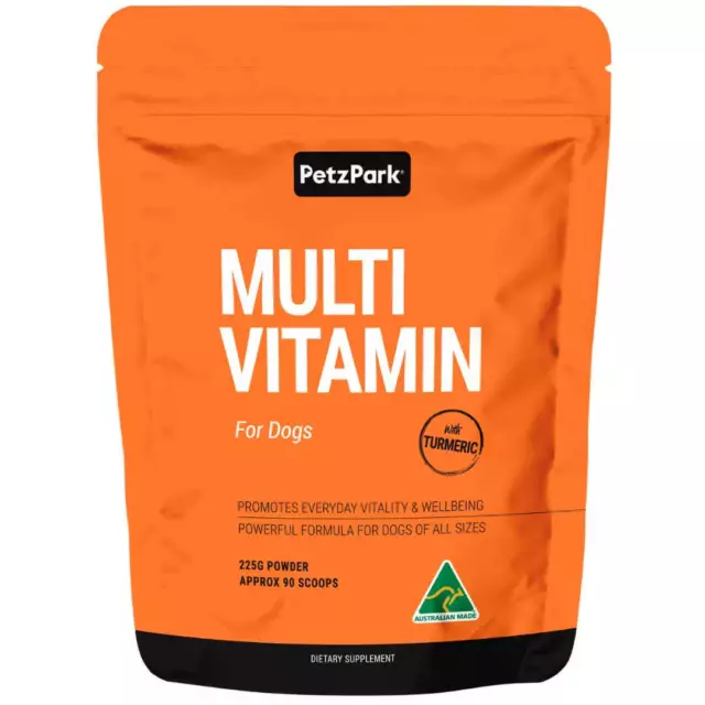 Multivitamin for Dogs Supplement Turmeric, Omega 3 for Dogs Vitamins Made in Aus