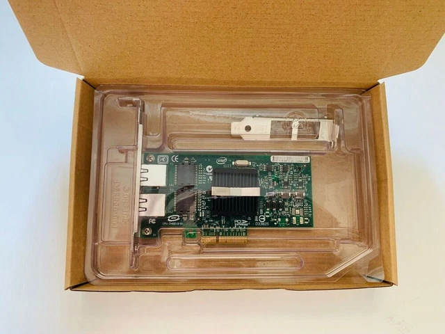 INTEL GIGABIT DUAL PORT GIGABIT ETHERNET PCIe NIC Card EXPI9402PT ...