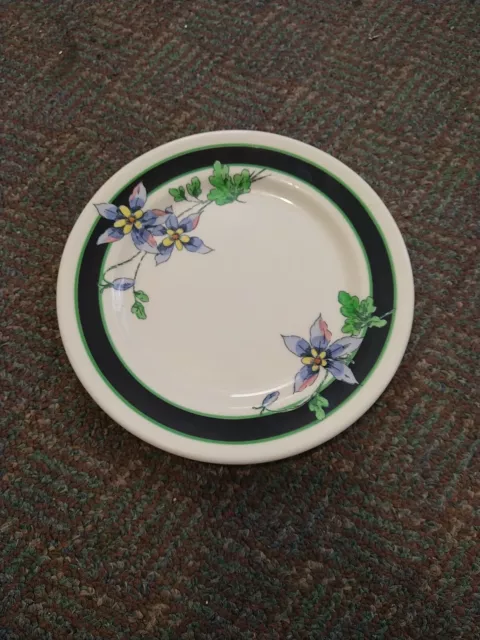 Syracuse China Columbine Railroad plate as Is