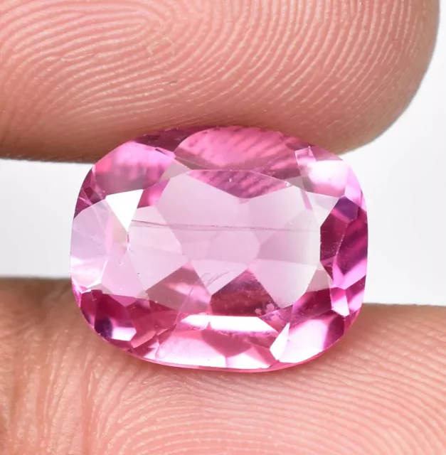 8.40 CT Natürlich Ceylon Kostüm Pink Spinell Zertifiziert Kissen Schnitt Locker