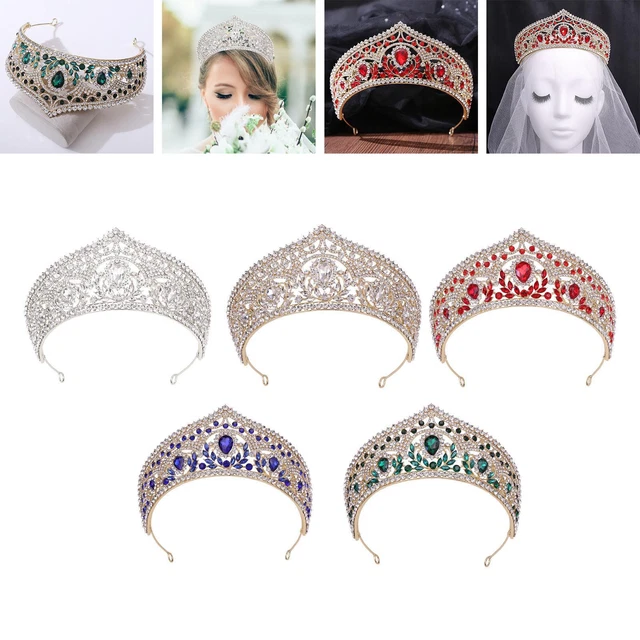 Diadème de princesse, accessoire de cheveux, casque de reconstitution