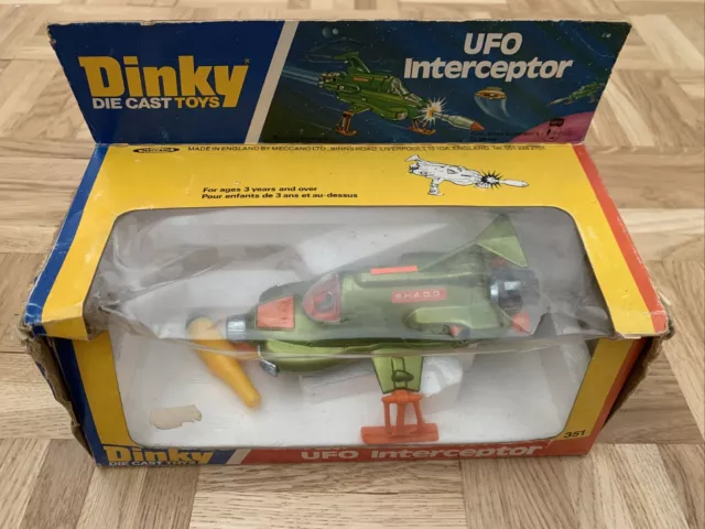 1999 Cosmos 99 Popy Dinky Toys Meccano Space Interceptor UFO Toy