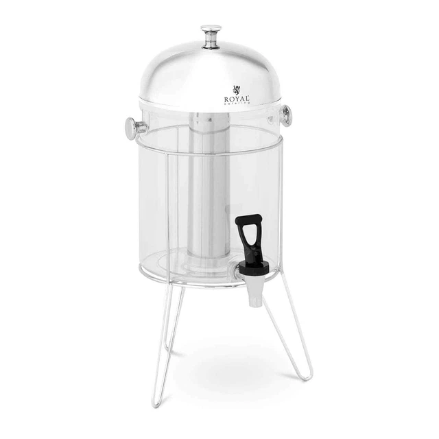 Saftspender Saftdispenser Gastro Getränkespender Edelstahlrahmen Zapfhahn 8 L