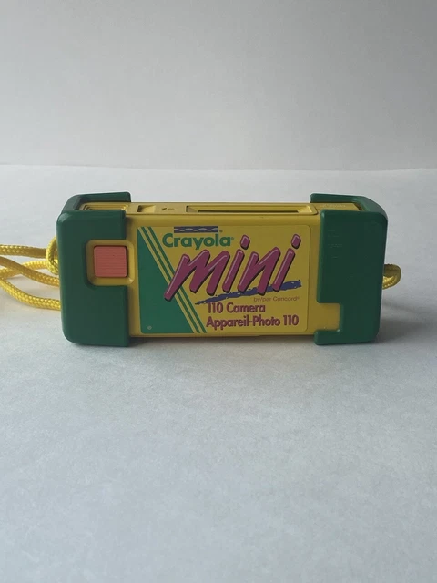 VINTAGE LICENSED CRAYOLA Camera 110 pocket Camera Mini $15.00 - PicClick CA