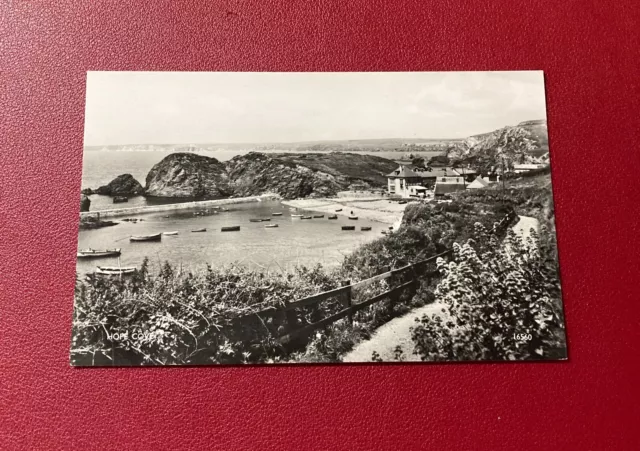 Hope Cove Dorset RP Postcard Boat Lake Hotel Salmon Series Unposted (C58) 