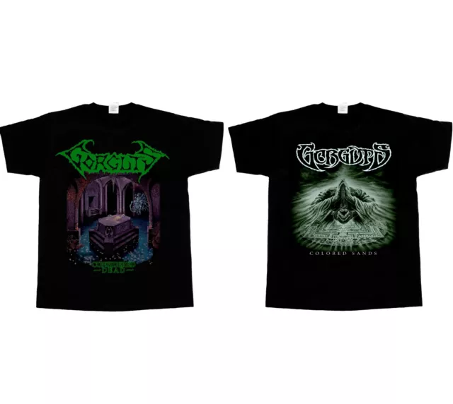GORGUTS CONSIDERED DEAD colored sands SHORT - LONG SLEEVE NEW BLACK T-SHIRT
