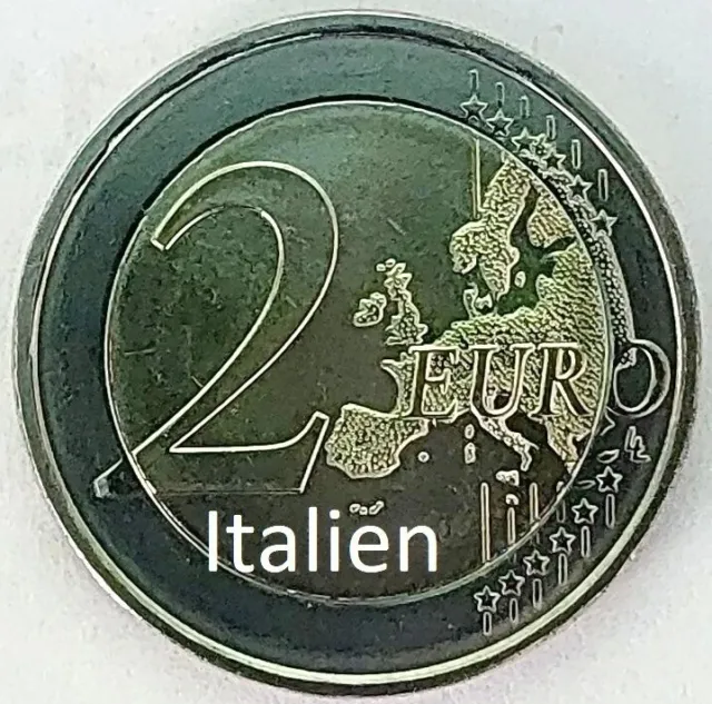 Italien - 2 Euro Gedenkmünze - Auswahl von 2004 bis 2024 - unz. - aus Rolle