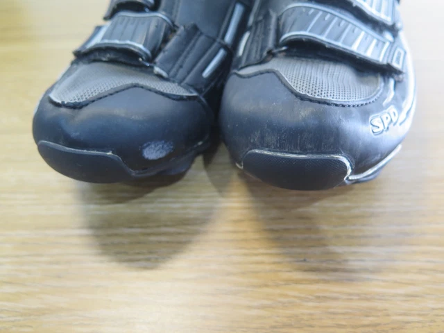 BLACK/SILVER SHIMANO SH-M121G SPD CYCLING SHOES (no cleats!)  MEN UK SIZE 11 11