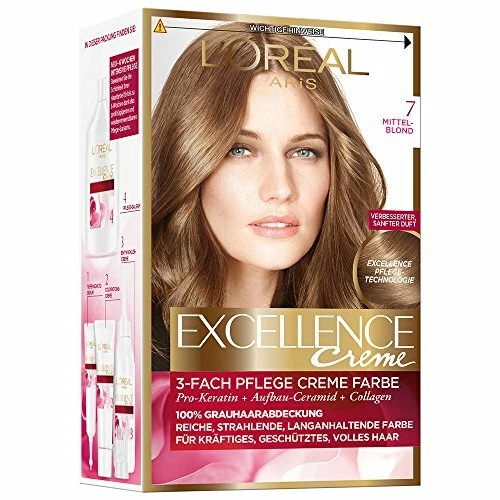 Teinture permanente L'Oreal Make Up Excellence Blond Nº 7u-Blonde (5 Unités) main image 1