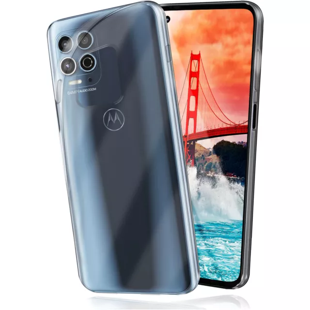 Hülle für Motorola Moto G100 Schutzhülle Silikon Case Cover Schutz Transparent