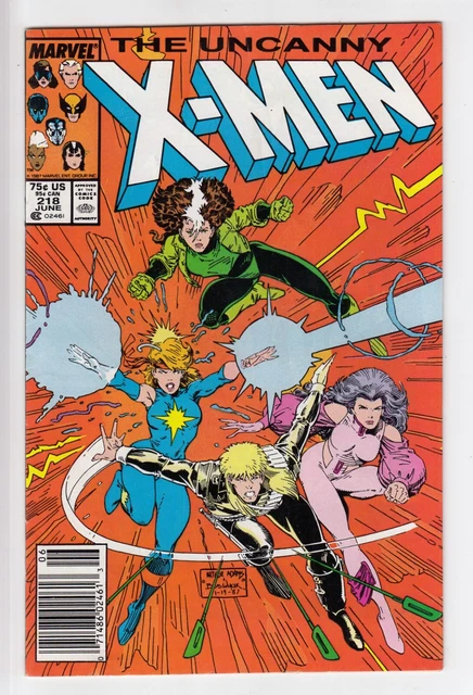 UNCANNY X-MEN #218 Rogue Light Brigade Chris Claremont Arthur Adams 1987 MARVEL