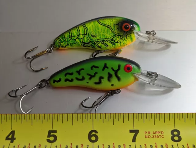 LOT OF 4 Bomber 4A Crankbaits Real Craw Series Nest Robber, Sunrise, Ditch,  Moss $15.90 - PicClick