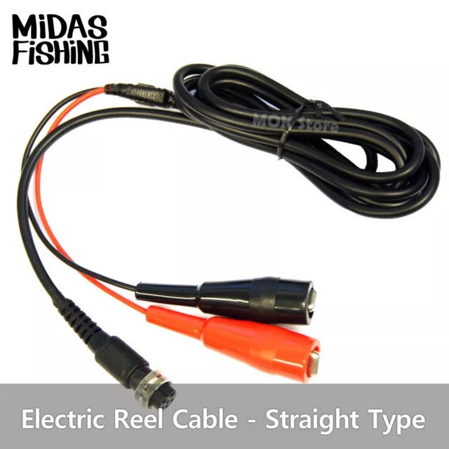 MIDAS ELECTRIC REEL Power Cord Cable For Daiwa Tanacom Shimano Leobritz  Seaborg $46.80 - PicClick
