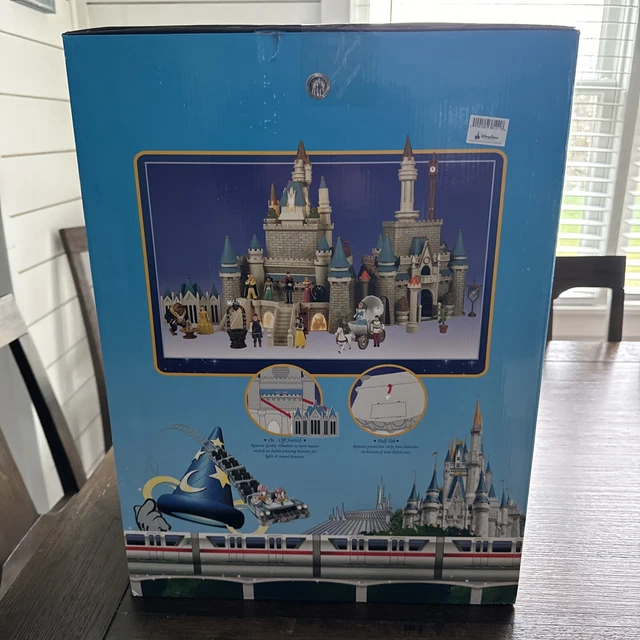 WALT DISNEY WORLD Cinderella Castle Monorail Park Playset Retired NEW ...