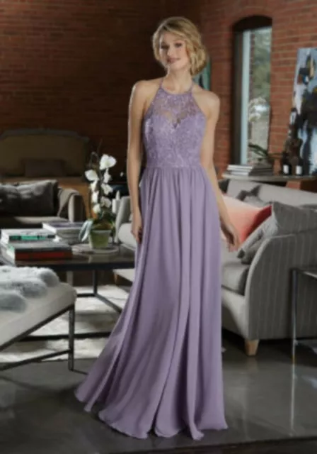 Bridesmaid dresses by Mori Lee size 14 Style 21589 in French Lilac