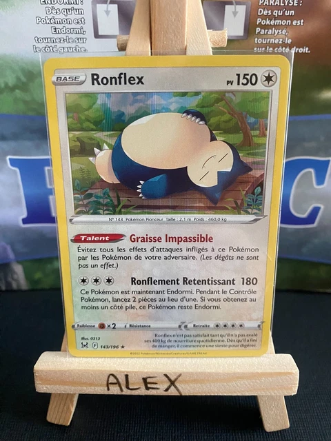 Pokemon Card Ronflex holo 143/196 / Block EB Origin Lost / New FR