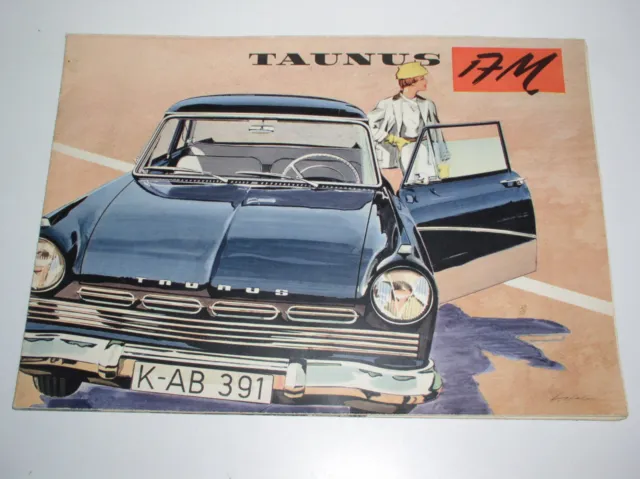 Ford Taunus 17M P2 [Depliant Publicitaire En Allemand] - 1957-1960