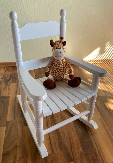KINDER-SCHAUKELSTUHL [ vollmassiv, Vollholz ] 46,5 cm   *wie NEU*