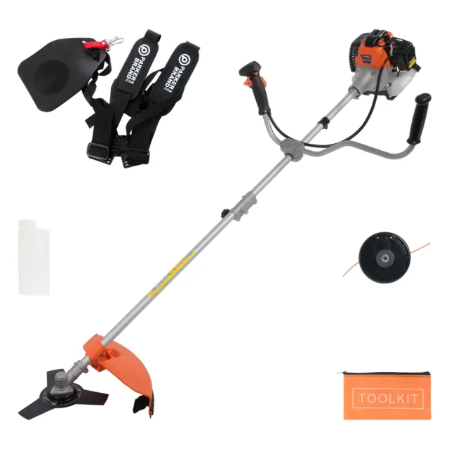 52cc Petrol Garden Brush Cutter, Grass Line Trimmer