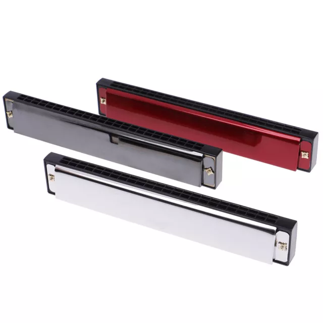 Professional 24 Hole harmonica key C mouth metal organ for beginners HY 3