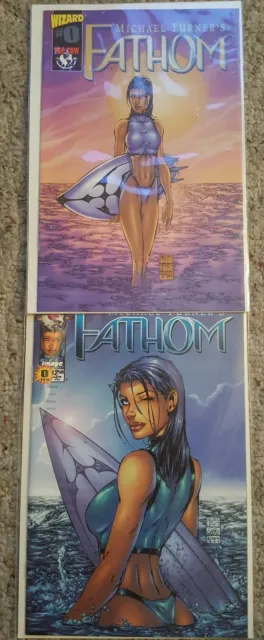 FATHOM #0 (Wizard Edition) Top Cow Comics  REGULAR & SUPER RARE VARIANT COVERS