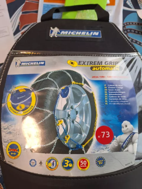 Chaînes à neige Michelin EXTREM GRIP AUTOMATIQUE n°100 Taille:215/55-16