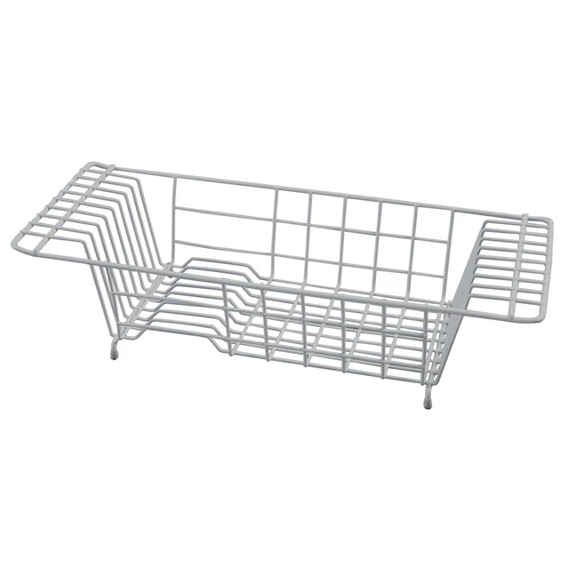 Kitchen Details Over the Sink Dish Rack in Grey