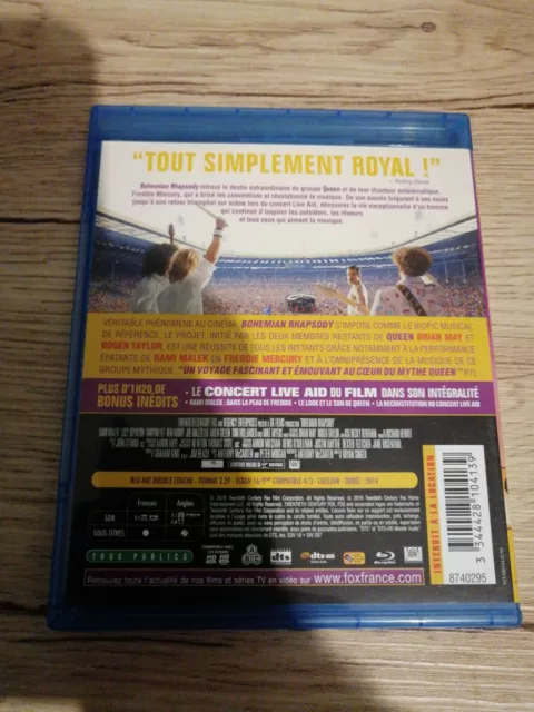 Bohemian Rhapsody BLU RAY ( QUEEN FREDDY MERCURY) 2