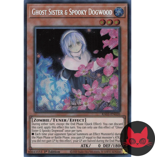 Yu-Gi-Oh! Ghost Sister & Spooky Dogwood – Secret Rare, 1. Edition, Dark Neostorm