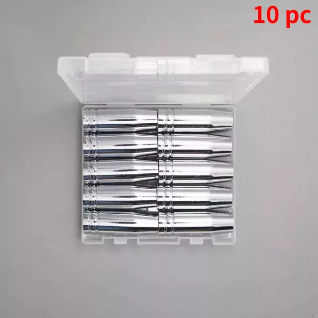 10pc  MB15 MIG Welding Nozzle Shroud Contact Tips 0.8mm M6 Tip Holder Kit New