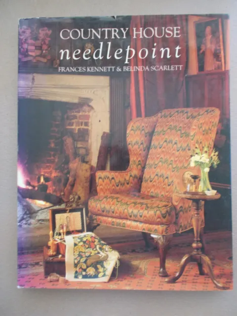 Country House Needlepoint~Kennett & Scarlett~40+ Projects~Patterns~128pp HBWC~