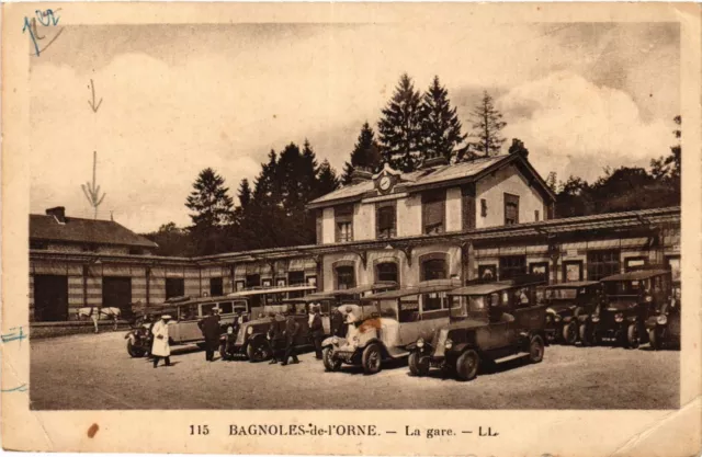 CPA BAGNOLES-de-l'ORNE - La Gare (435511)