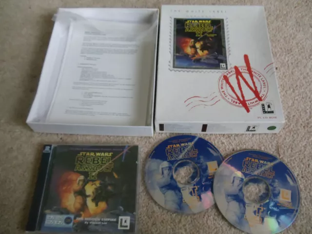 Star Wars Rebel Assault II - PC CD Rom Big Box