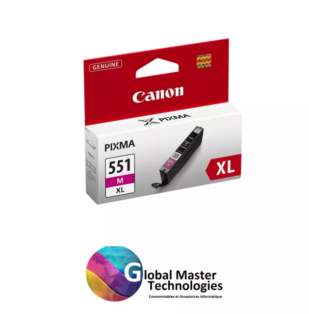 Canon CLI-551XL Cartouche M Magenta XL 551XL 551 XL