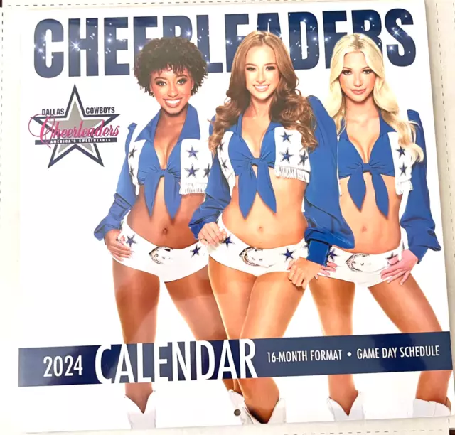 NFL DALLAS COWBOYS Cheerleaders 2024 Wall Calendar NEW! 24.96 PicClick