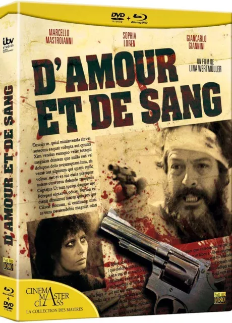 COMBO BLU-RAY/DVD D'AMOUR ET DE SANG Neuf Sous Blister