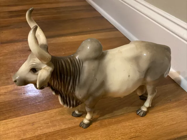 Vintage Brahma Glossy Bull