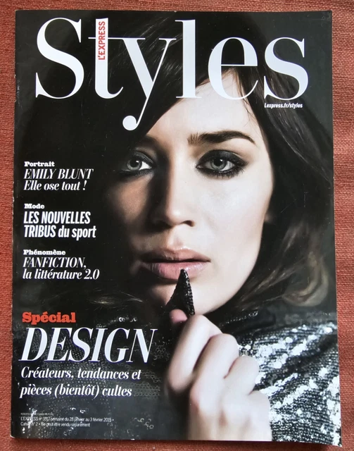EMILY BLUNT MAGAZINE L'EXPRESS STYLES 2025 FRANCE EUR 12,99 - PicClick FR