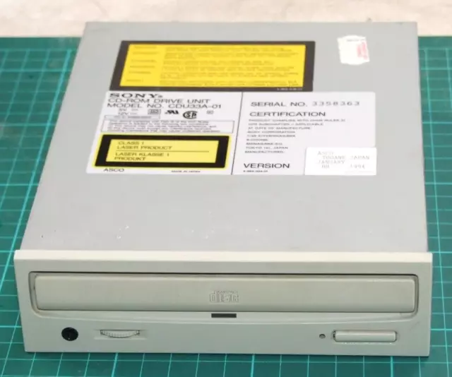 Sony CD-ROM Drive Unit CDU33A-01 34-pin proprietary interface AK8CDU33A01