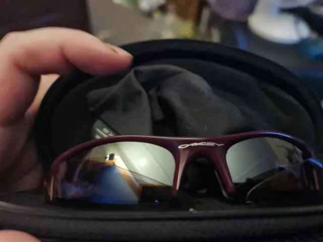 Walleva Purple Polarized Replacement Lenses For Oakley Flak Beta