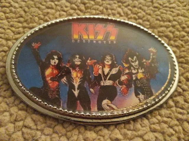 Kiss Destroyer Belt Buckle Nos