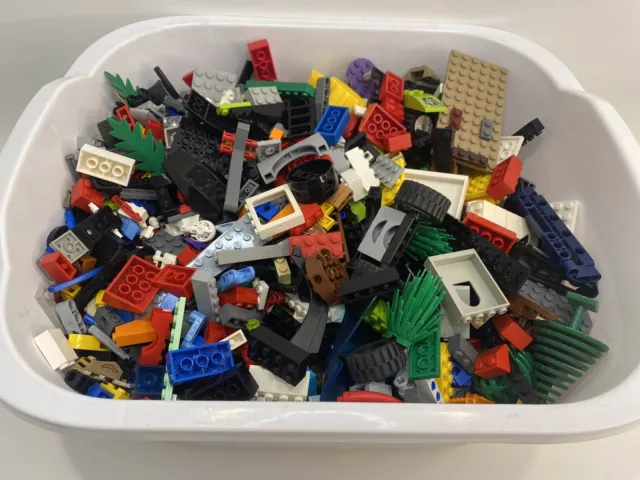 10.5lb Lot Bulk Assorted Lego Brand Building Blocks Random, No Mini figures
