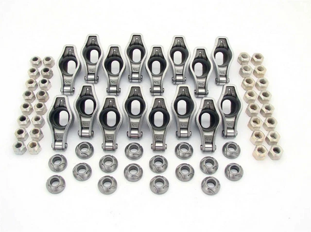 COMP CAMS 1451-16 Pont V8 Mag-Roll Rocker Arm 7/16 Stud/1.52 Ratio