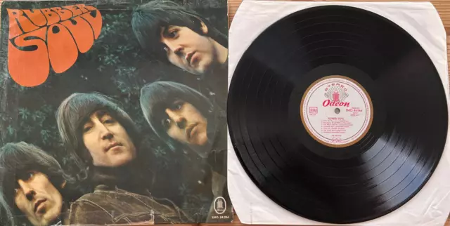 BEATLES - Rubber Soul - 1965- LP - first pressing Odeon SMO 84066