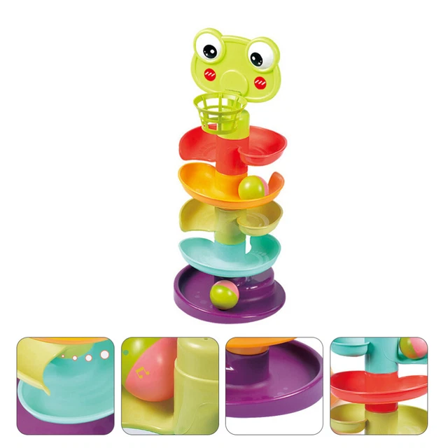 Divertente gioco impilabile assemblaggio giocattoli bambini bambino gusto bambino rotolare la palla