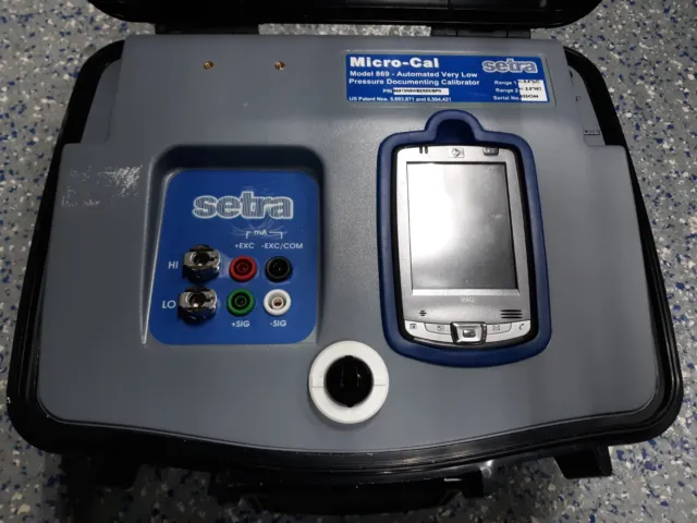 Setra Micro-Cal 869 Ultra-Low Pressure Transducer Calibrator UNTESTED FOR PARTS