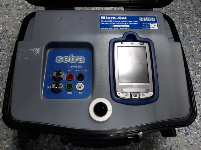 Setra Micro-Cal 869 Ultra-Low Pressure Transducer Calibrator UNTESTED FOR PARTS